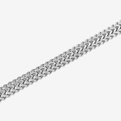 Stainless Steel 9 Inch Solid Link Link Bracelet