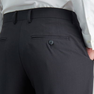 Haggar Smart Wash With Repreve Mens Classic Fit Flat Front Pant