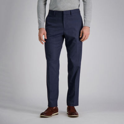 Haggar Premium Stretch Mens Windowpane Classic Fit Suit Pants