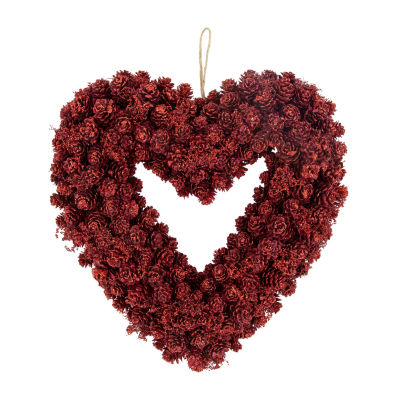 Wholesale Heart Decor W/ Stand- 14 RED