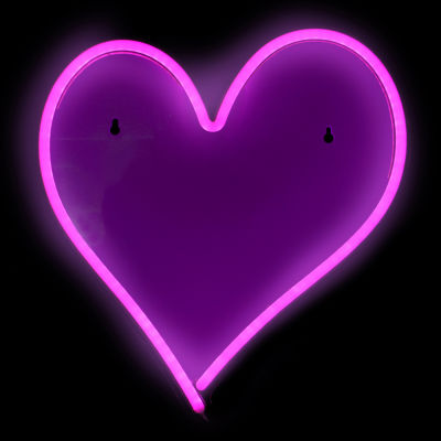 Northlight 13.5in Pink Heart Led Neon Style Valentine'S Day Wall Sign