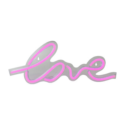 Northlight 18in Pink Led Lighted 'Love' Neon Style Valentine'S Day Wall Sign