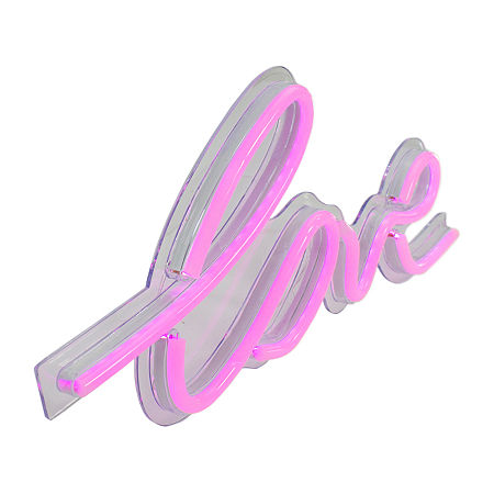 Northlight 18in Pink Led Lighted 'Love' Neon Style Valentine'S Day Wall Sign, One Size, Pink