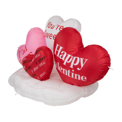 Northlight 5ft Day Conversation Hearts Lighted Valentines Day Outdoor Inflatable