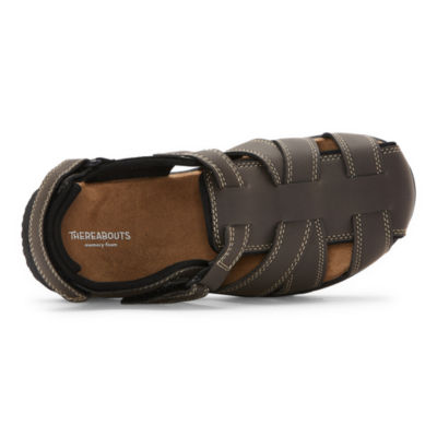 Thereabouts Little & Big  Boys Tidal Adjustable Strap Flat Sandals