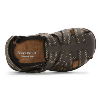 Thereabouts Toddler Boys Lil Tidal Adjustable Strap Flat Sandals