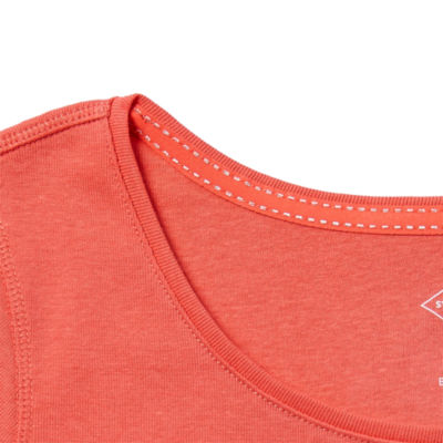 St. John's Bay Womens Crew Neck Short Sleeve Adaptive Easy-on + Easy-off Sensory Friendly T-Shirt