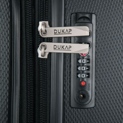 Dukap Crypto 32 Inch Hardside Lightweight Checked Spinner Luggage