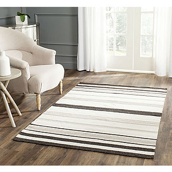 Safavieh Santana Hand Woven Flat Weave Area Rug, Color: Natural Grey -  JCPenney