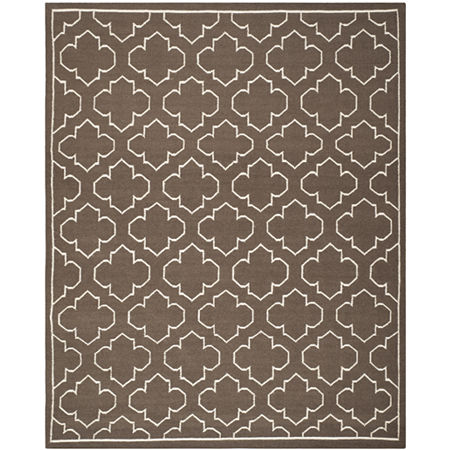 Safavieh Wayra Hand Woven Flat Weave Area Rug, One Size, Brown