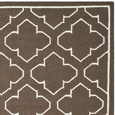 Safavieh Wayra Hand Woven Flat Weave Area Rug, One Size, Brown