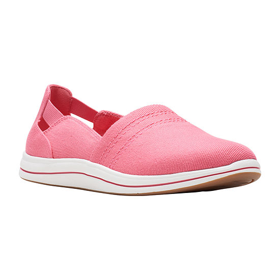 Clarks Womens Cloudsteppers Breeze Step Slip-On Shoe, Color: Coral ...