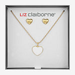 Liz Claiborne 2-pc. Heart Jewelry Set