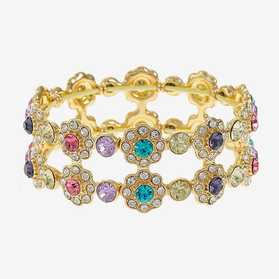 Monet Jewelry Flower Stretch Bracelet
