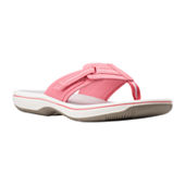 Clarks Cloudsteppers Floral Sport Thong Sandals - Brinkley Flora