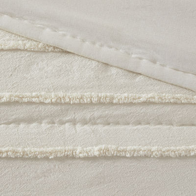 Urban Habitat Camden 3-Pc Cotton Quilt Set With Chenille Trims
