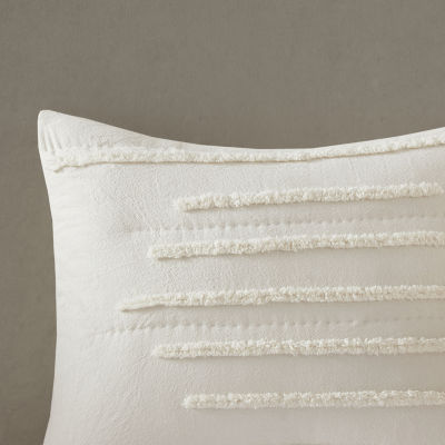 Urban Habitat Camden 3-Pc Cotton Quilt Set With Chenille Trims
