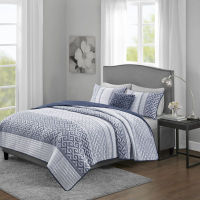 Madison Park Christian 4-pc. Hypoallergenic Quilt Set