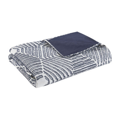 INK+IVY Ellipse 3pc Cotton Jacquard Duvet Cover Set