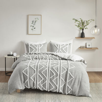 INK+IVY Hayes Chenille 3 Piece Cotton Comforter Set