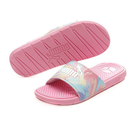  Puma Girls Cool Cat Ice Cream Swirl Slide Sandals