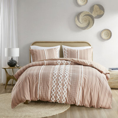 Ink+Ivy Imani Cotton Printed Comforter Set with Chenille