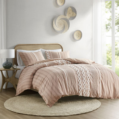 Ink+Ivy Imani Cotton Printed Comforter Set with Chenille