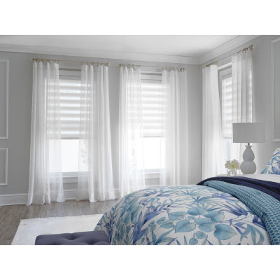 Liz Claiborne Lisette Rod Pocket Sheer Single Curtain Panel