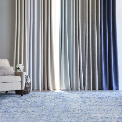 Max Blackout Campbell Grommet Top Energy Saving 100% Blackout Single Curtain Panel