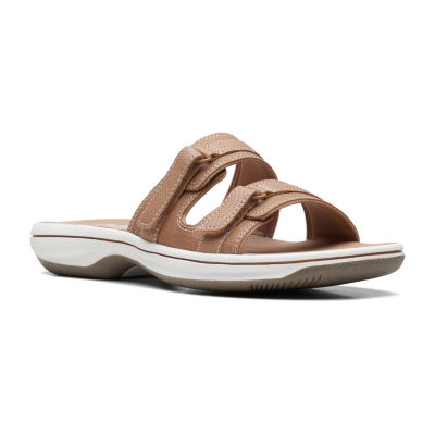 Clarks Womens Breeze Piper Slide Sandals MainPlace Mall