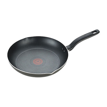 T-Fal 10.5 Frypan With Pour Spout, One Size, Black