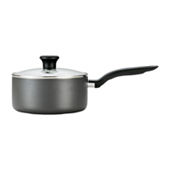 T-Fal 3-qt. Aluminum Non-Stick Sauce Pan, Color: Black - JCPenney