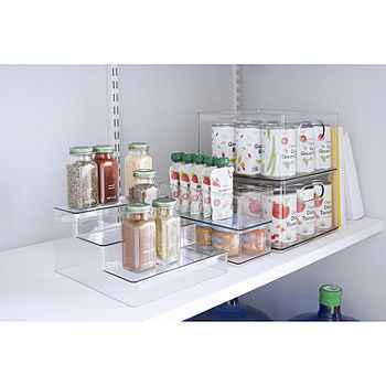 Acrylic Fridge Tray Organizers - Kitchen Pantry Storage by Lexi Home - 10  x 3.9 x 2.99 - Single - Lexi Home