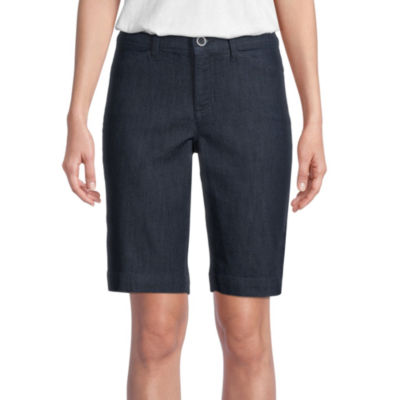 St. John's Bay Womens Mid Rise Bermuda Short JCPenney