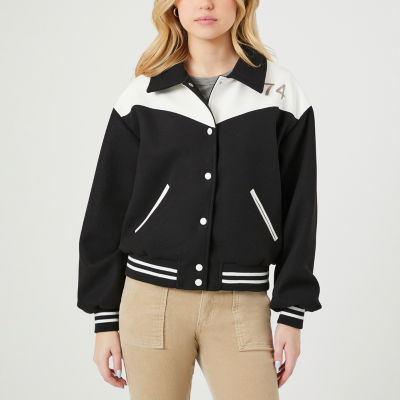 Forever 21 Western Midweight Varsity Jacket-Juniors