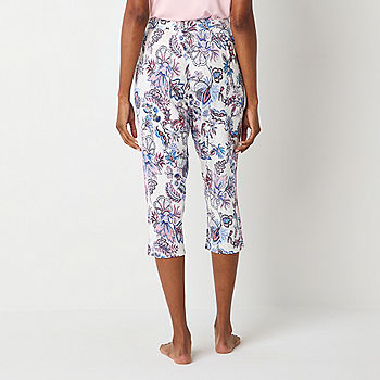  Womens Capri Pajama Pants Lounge Causal Bottoms Fun Print Sleep  Pants SK001-Dragonfly-S