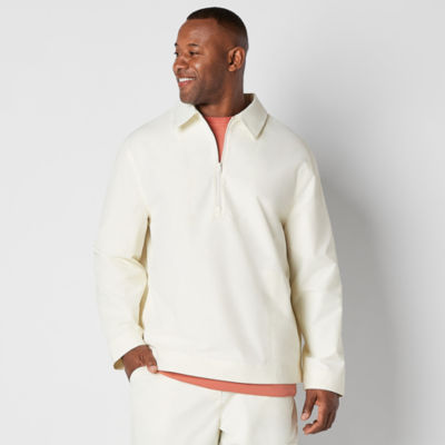 Stylus X LaDarius Campbell Mens Big and Tall Long Sleeve Quarter-Zip Pullover