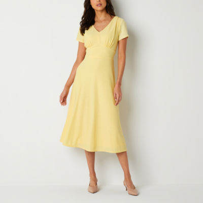 Jcpenney womens yellow dresses best sale