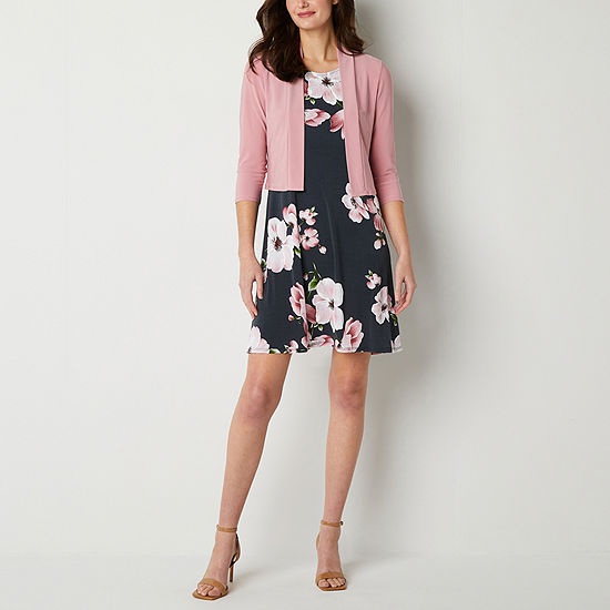 Perceptions Jacket Dress, Color: Blush Grey - JCPenney