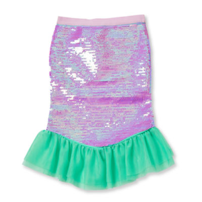 Disney Collection Girls The Little Mermaid Ariel Swimsuit Cosplay Tail Cover-Up Skirt