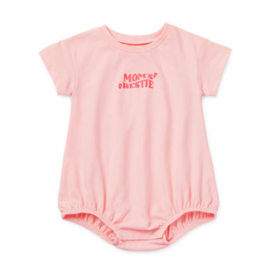 Okie Dokie Baby Girls Short Sleeve Romper