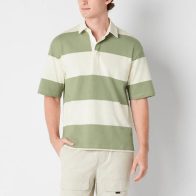 Arizona Mens Short Sleeve Rugby Polo Shirt JCPenney