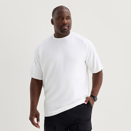 Stylus Scuba Mens Crew Neck Short Sleeve Big and Tall T-Shirt, 2x-large, White