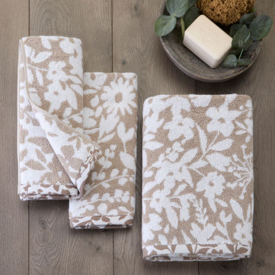 Saturday Knight Bedford Floral 2-pc. Embellished Floral Hand Towel