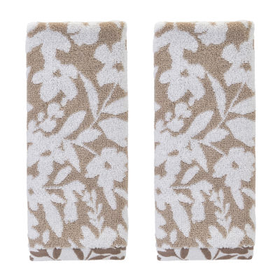 Saturday Knight Bedford Floral 2-pc. Embellished Floral Hand Towel