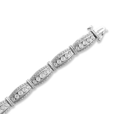 1/3 CT. T.W. Diamond Sterling Silver Bracelet 