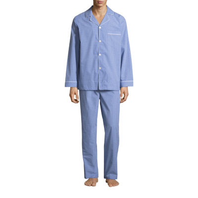 Stafford® Men's Broadcloth Woven Pajama Set - JCPenney