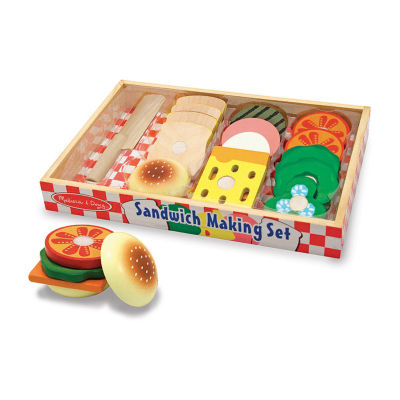 Melissa & Doug Play Food Sandwich Making Set