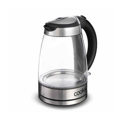 COMMERCIAL CHEF 1.7L Cordless Glass Kettle