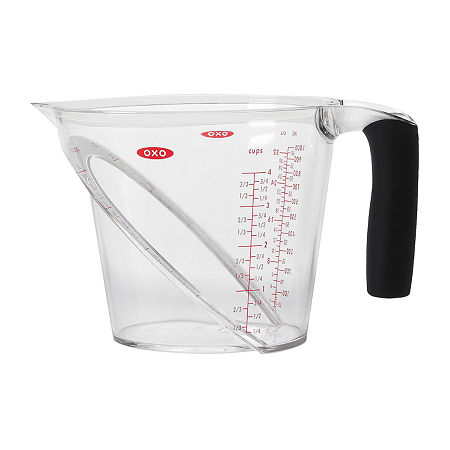 OXO 4-Cup Angled Measuring Cup, One Size, Clear